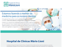 Tablet Screenshot of mariolioni.com.br